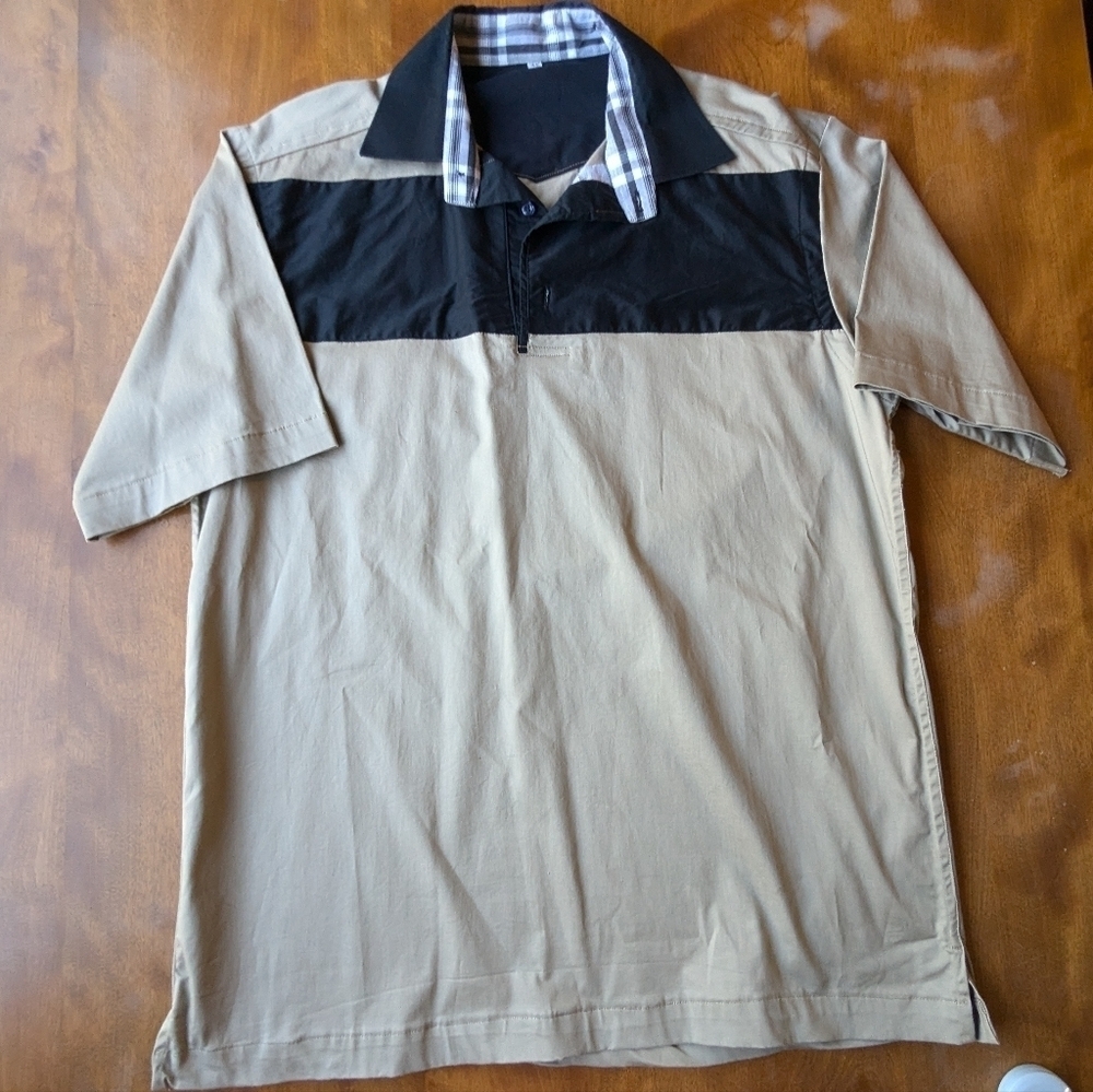 Vintage Men's Dress Shirt Polo T-shirt